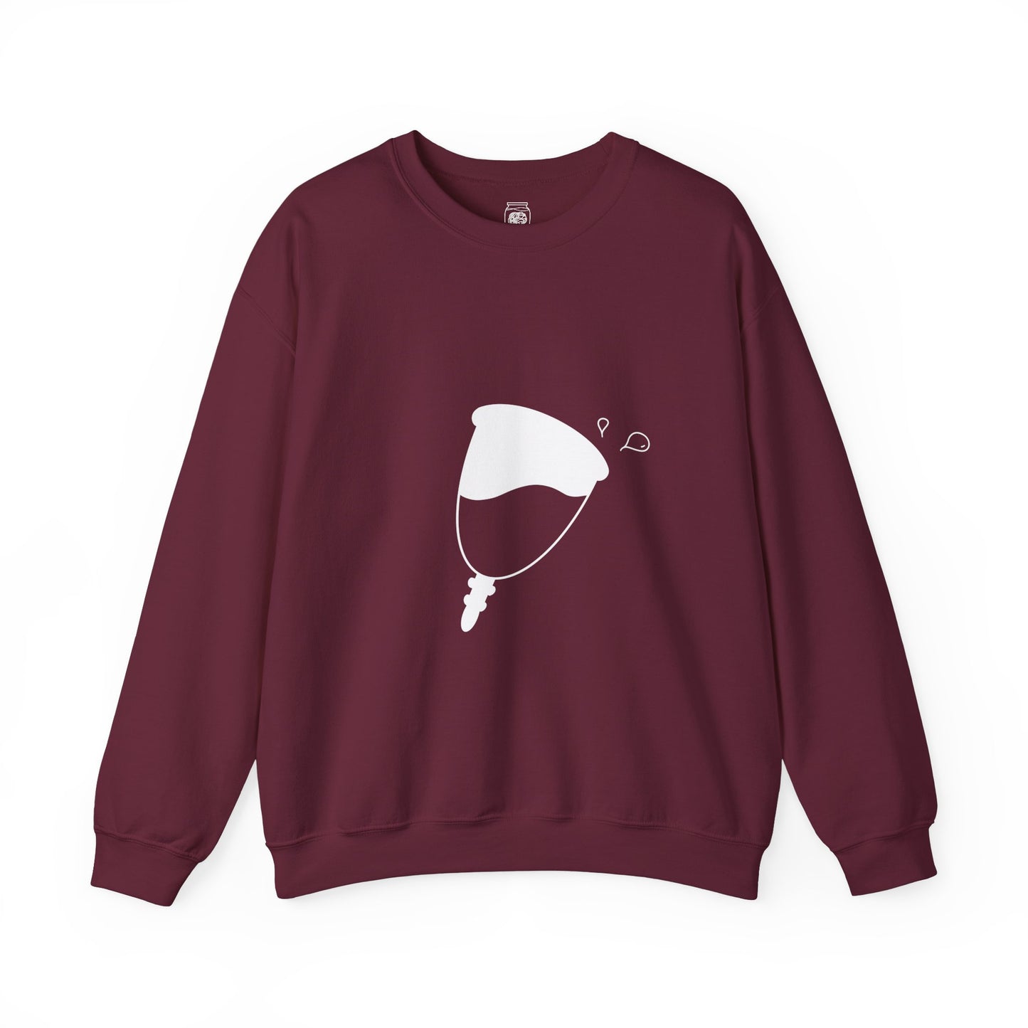 Normalize Menstruation Cup Crewneck Sweatshirt