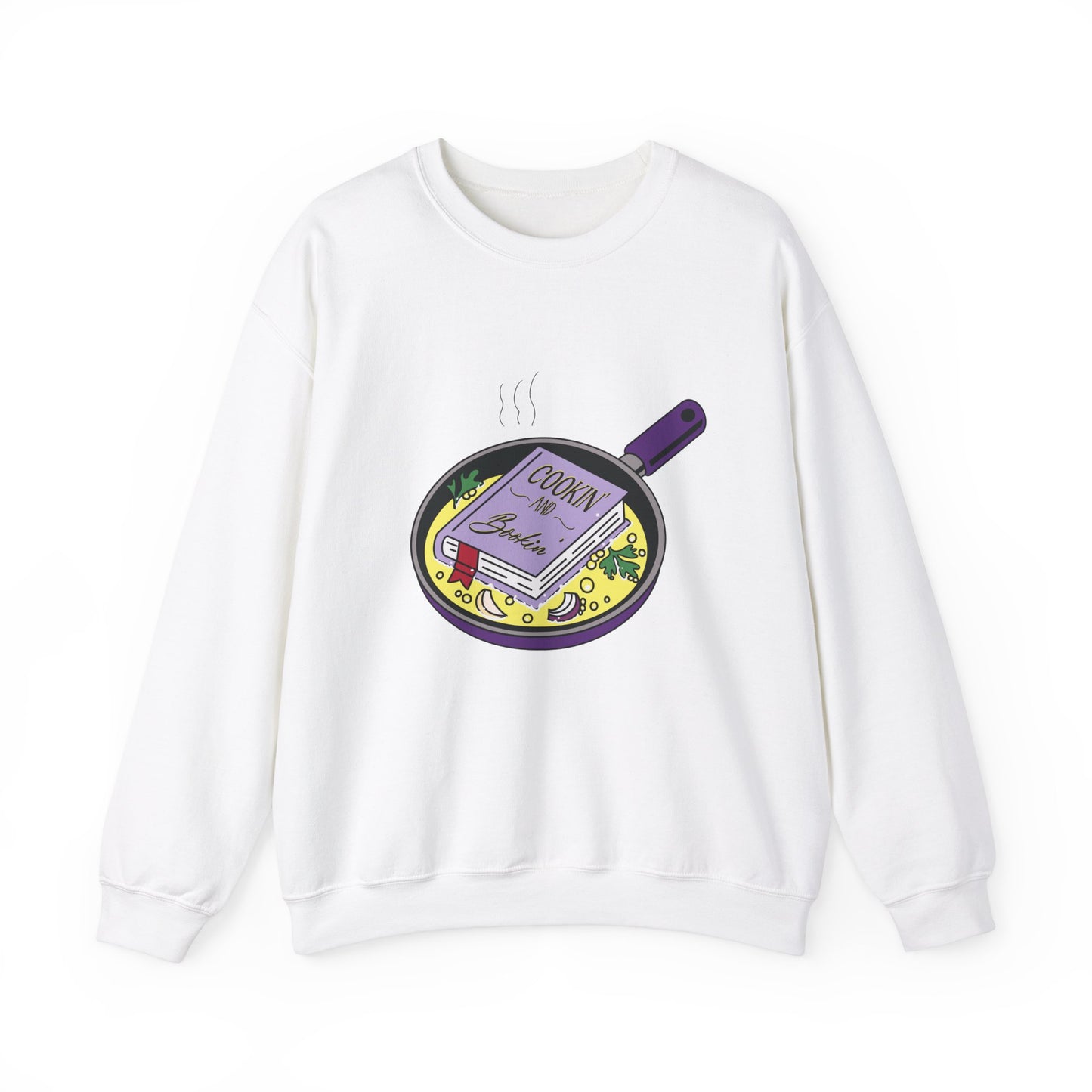 Cookin’ and Bookin’ Crewneck Sweatshirt