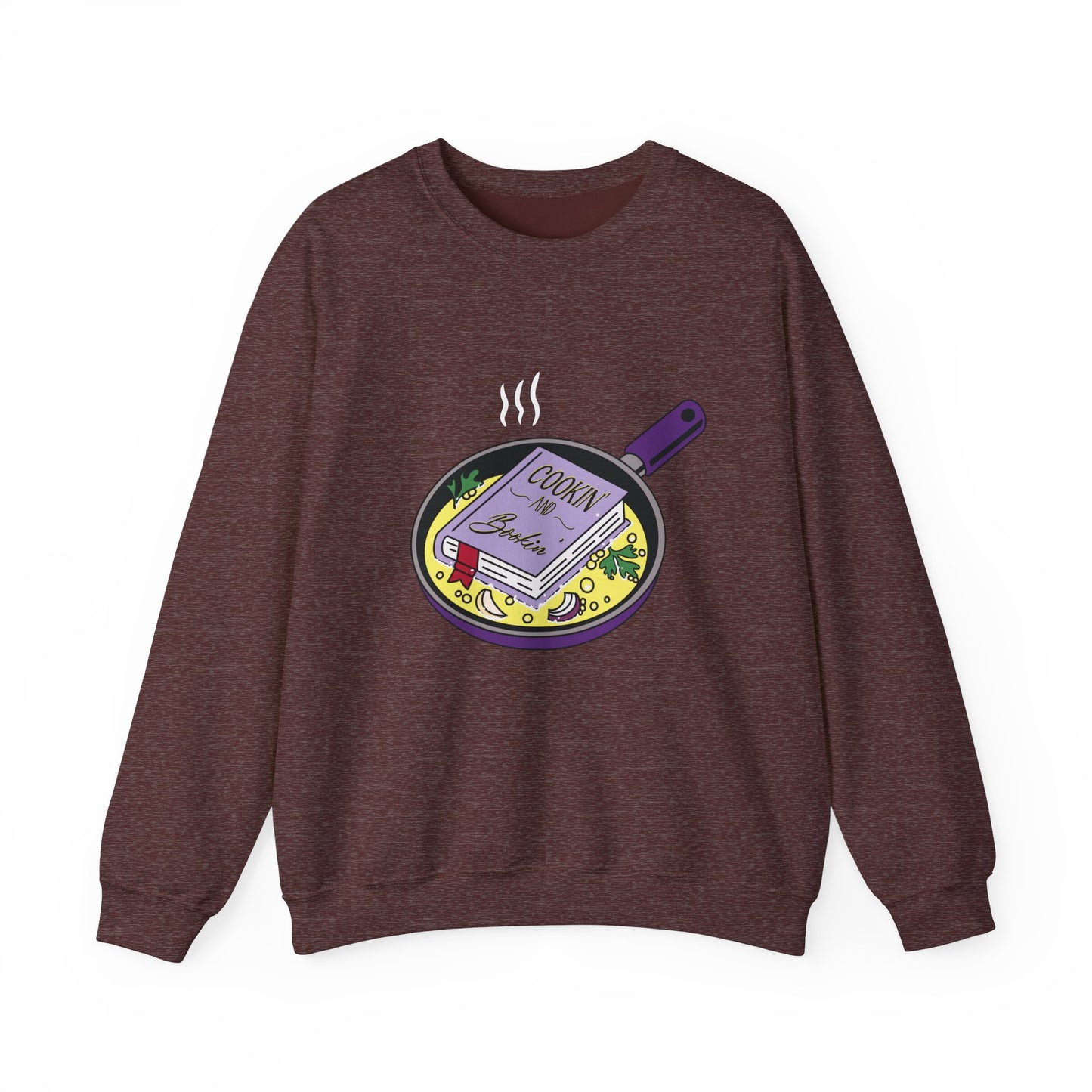 Cookin’ and Bookin’ Crewneck Sweatshirt