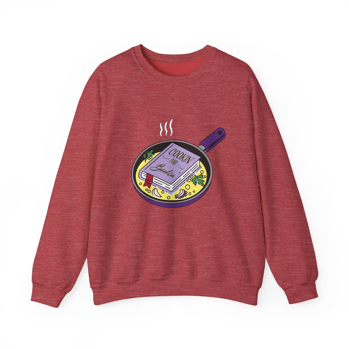 Cookin’ and Bookin’ Crewneck Sweatshirt