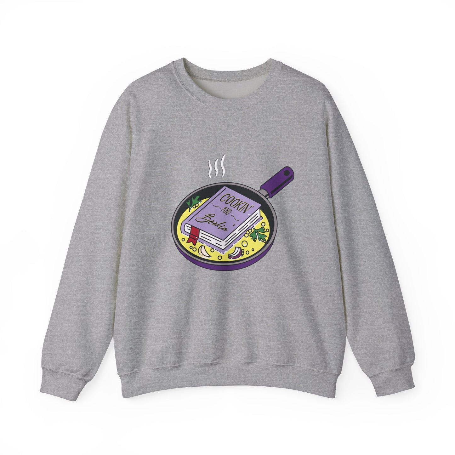 Cookin’ and Bookin’ Crewneck Sweatshirt