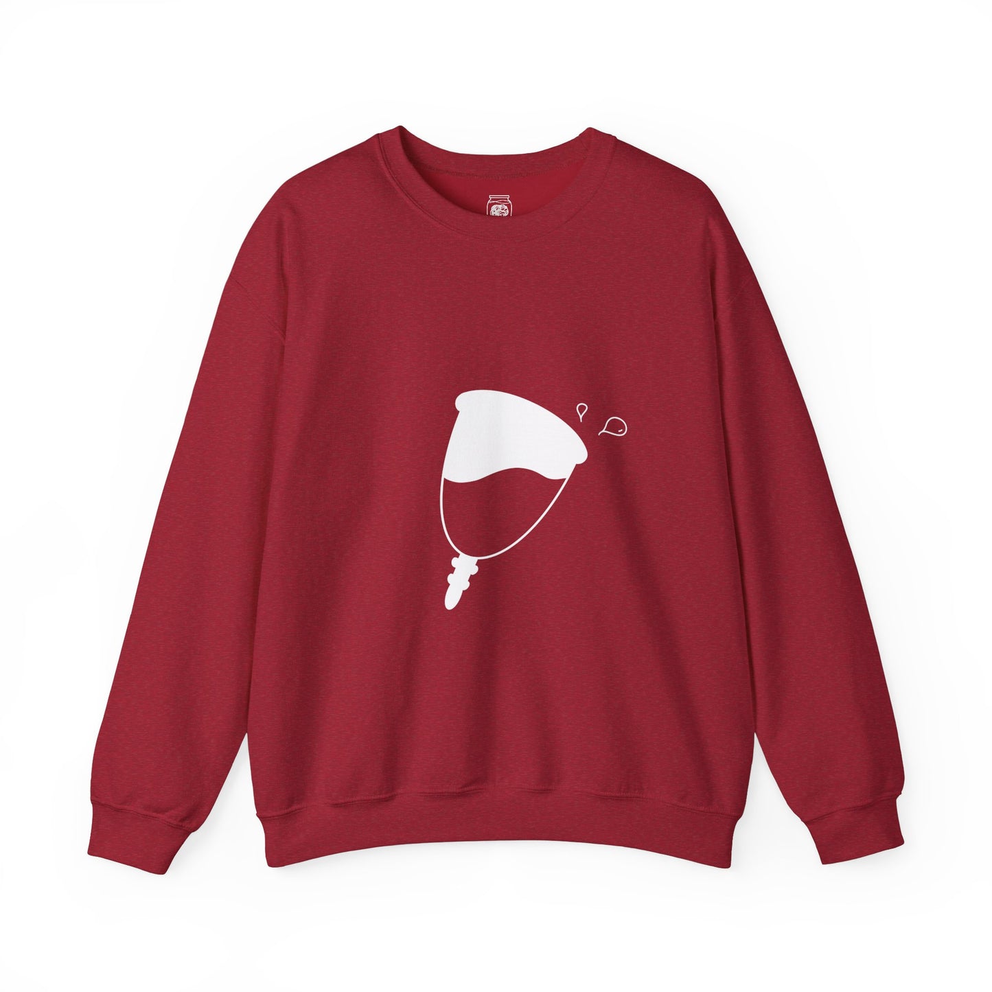 Normalize Menstruation Cup Crewneck Sweatshirt