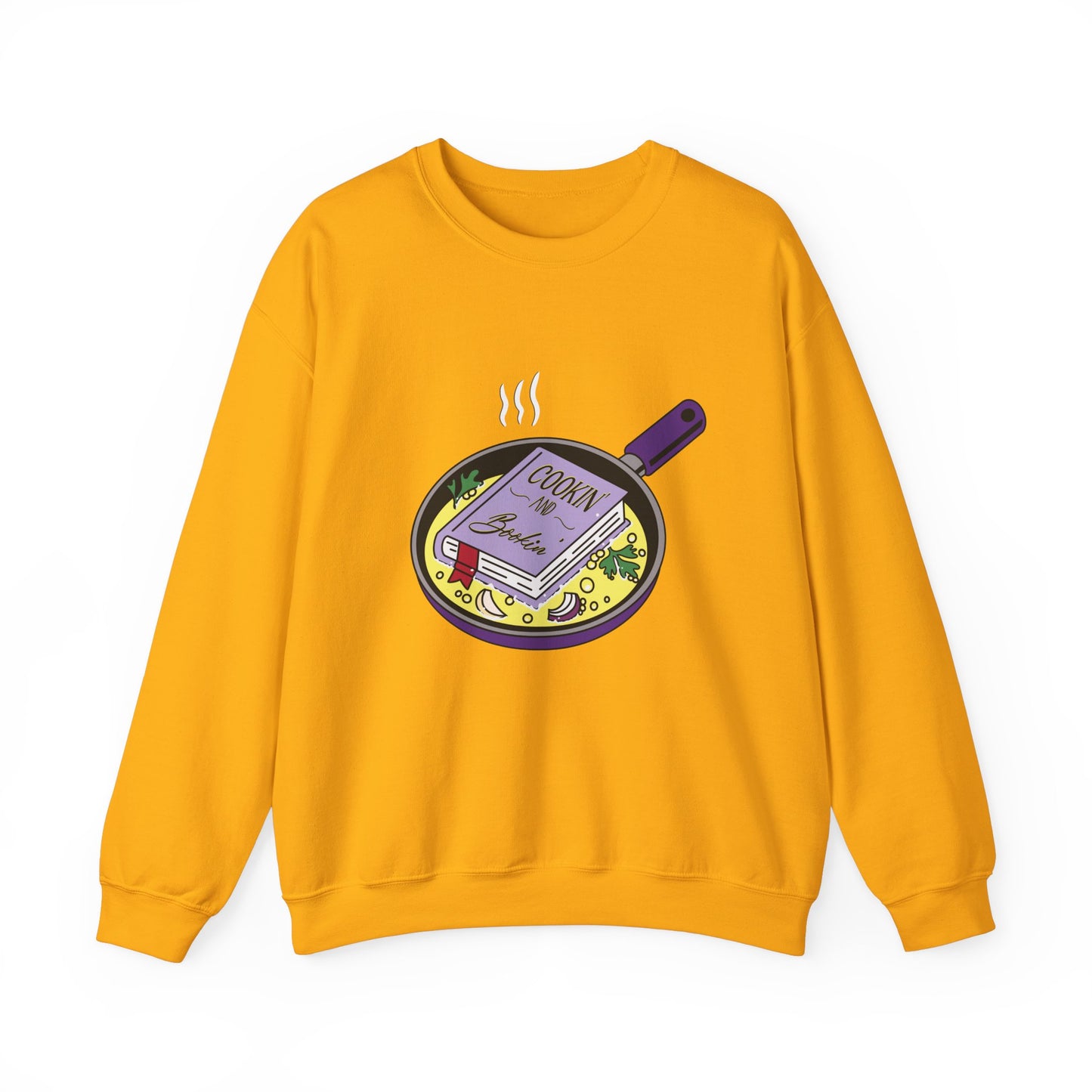 Cookin’ and Bookin’ Crewneck Sweatshirt