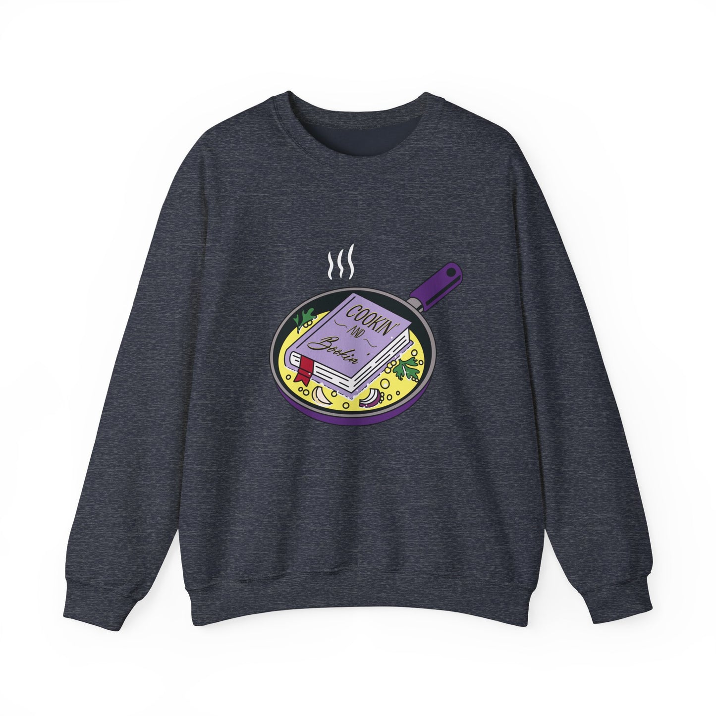 Cookin’ and Bookin’ Crewneck Sweatshirt