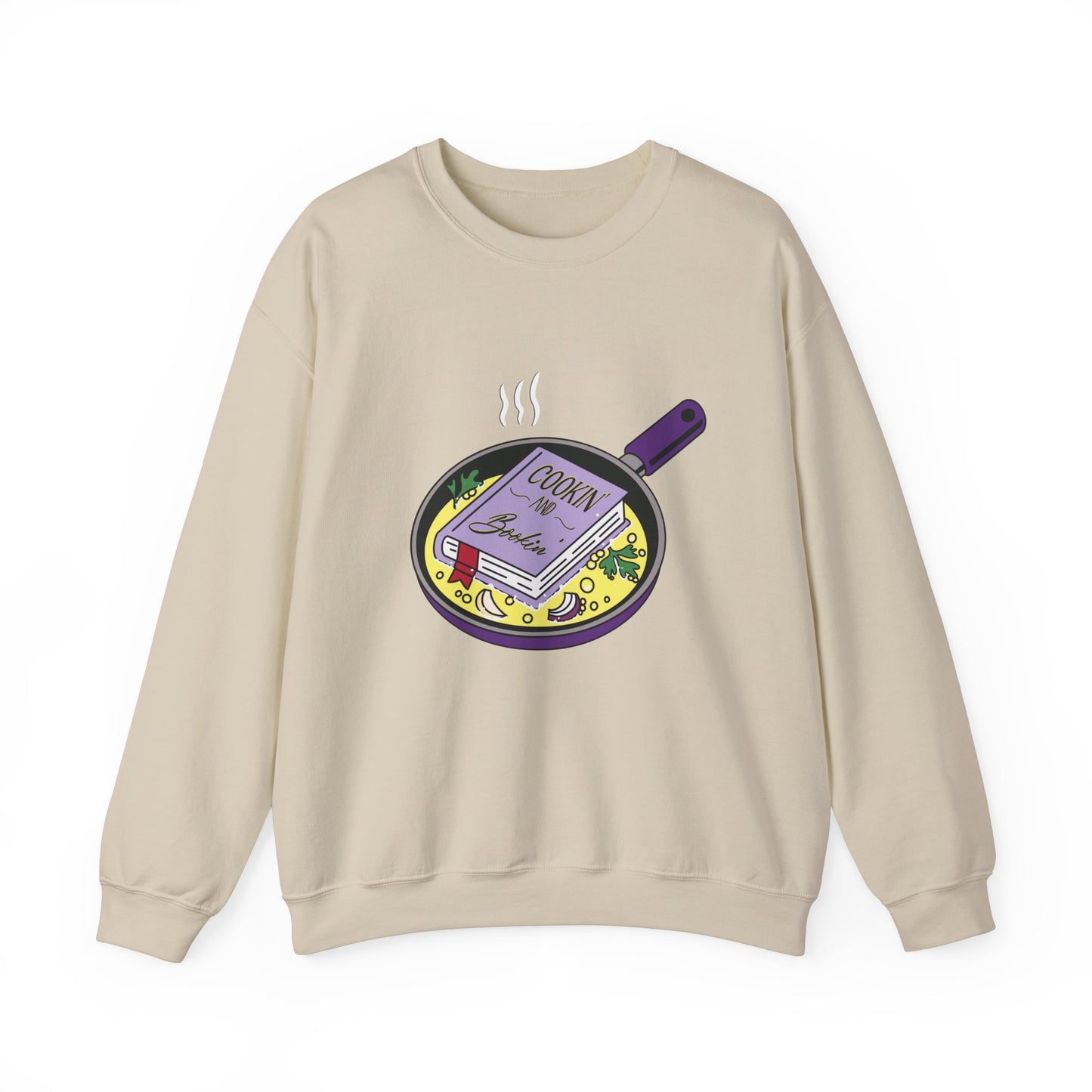 Cookin’ and Bookin’ Crewneck Sweatshirt