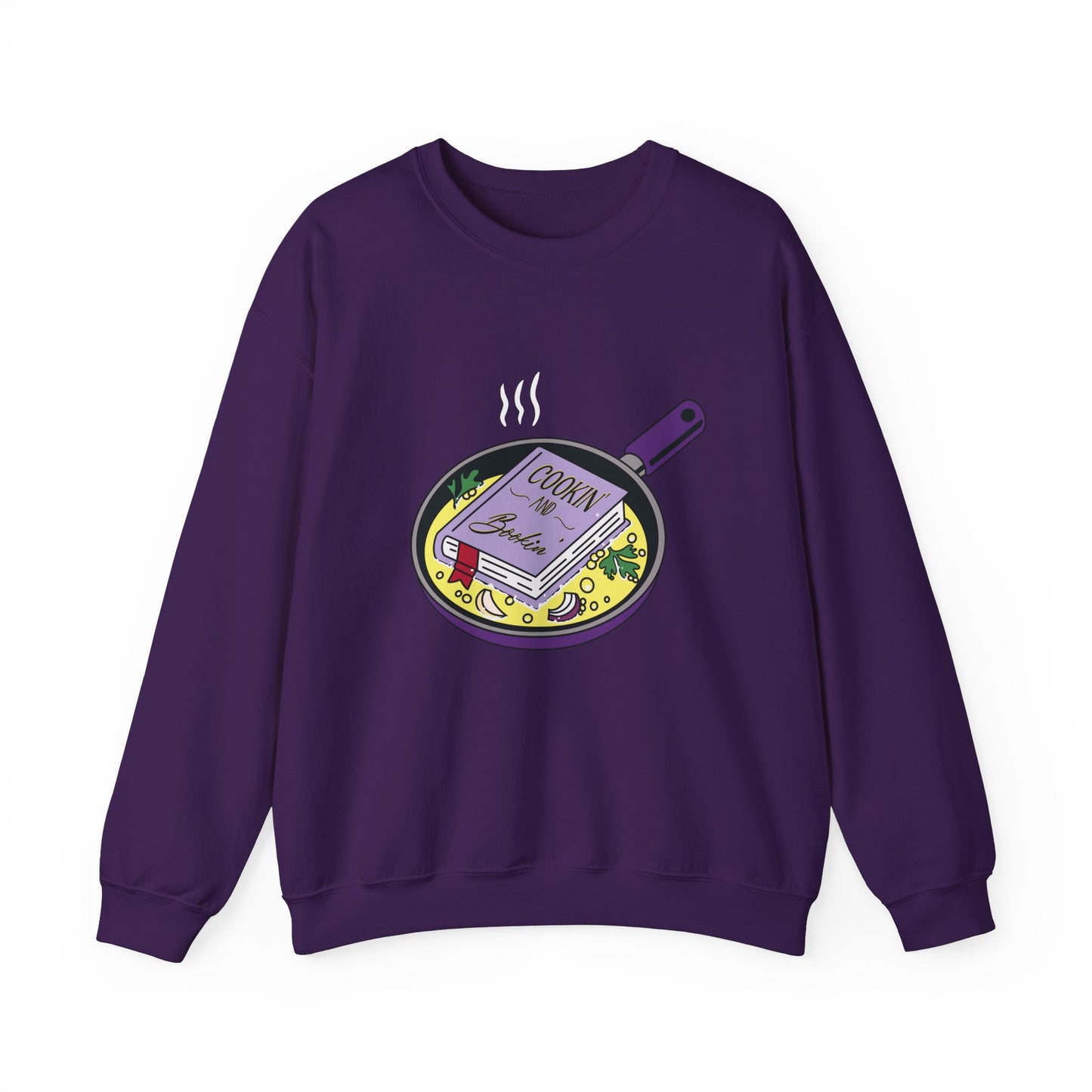 Cookin’ and Bookin’ Crewneck Sweatshirt