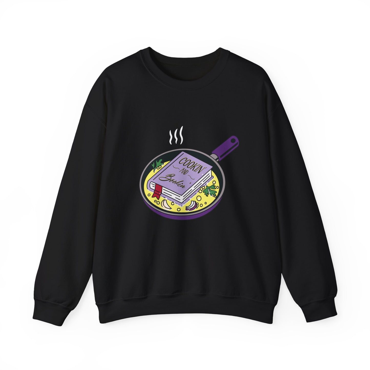 Cookin’ and Bookin’ Crewneck Sweatshirt