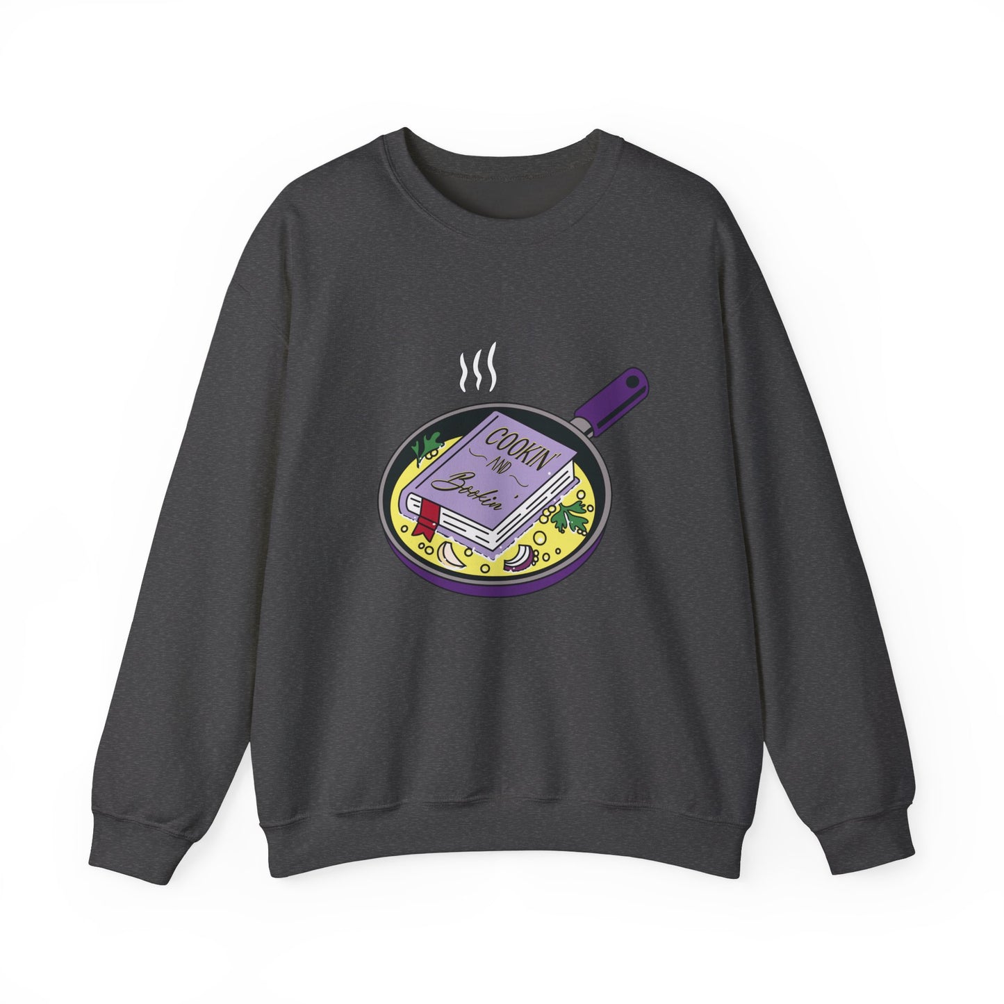 Cookin’ and Bookin’ Crewneck Sweatshirt