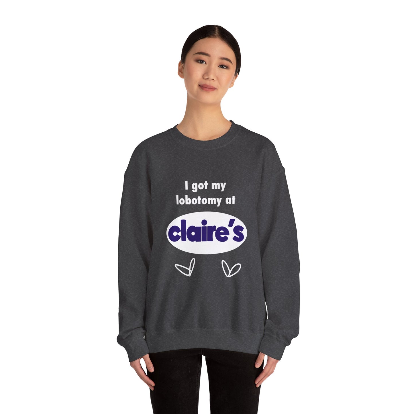 Unhinged Humor Sweatshirt - Dark Humor Y2K Crewneck - Sarcastic Internet Meme Sweater - Alt Comedy Graphic Sweatshirt