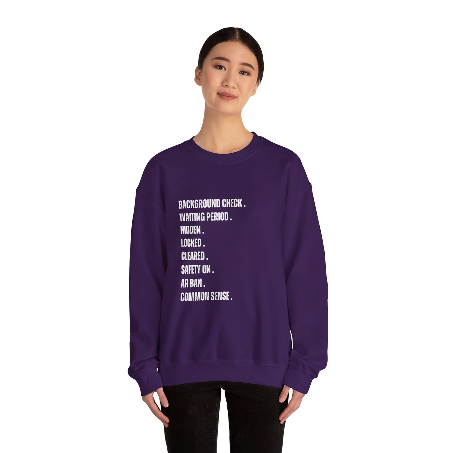 Boom! Not Pew Pew Crewneck Sweatshirt