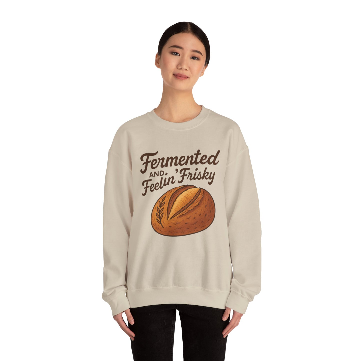 Fermented and Feelin Frisky Crewneck Sweatshirt