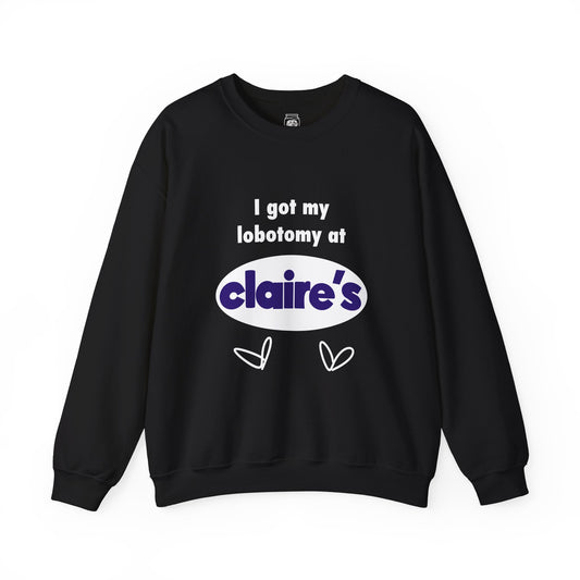 Unhinged Humor Sweatshirt - Dark Humor Y2K Crewneck - Sarcastic Internet Meme Sweater - Alt Comedy Graphic Sweatshirt