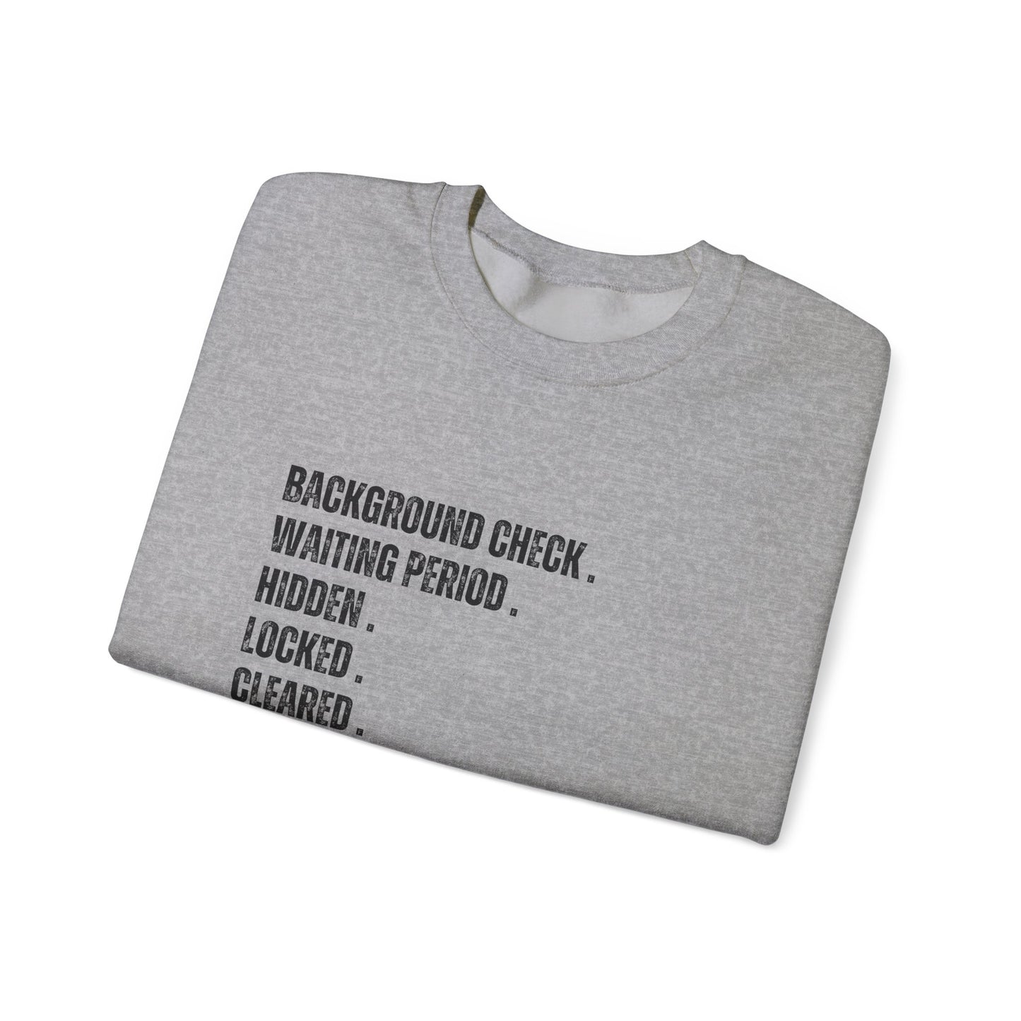 Boom! Not Pew Pew Crewneck Sweatshirt