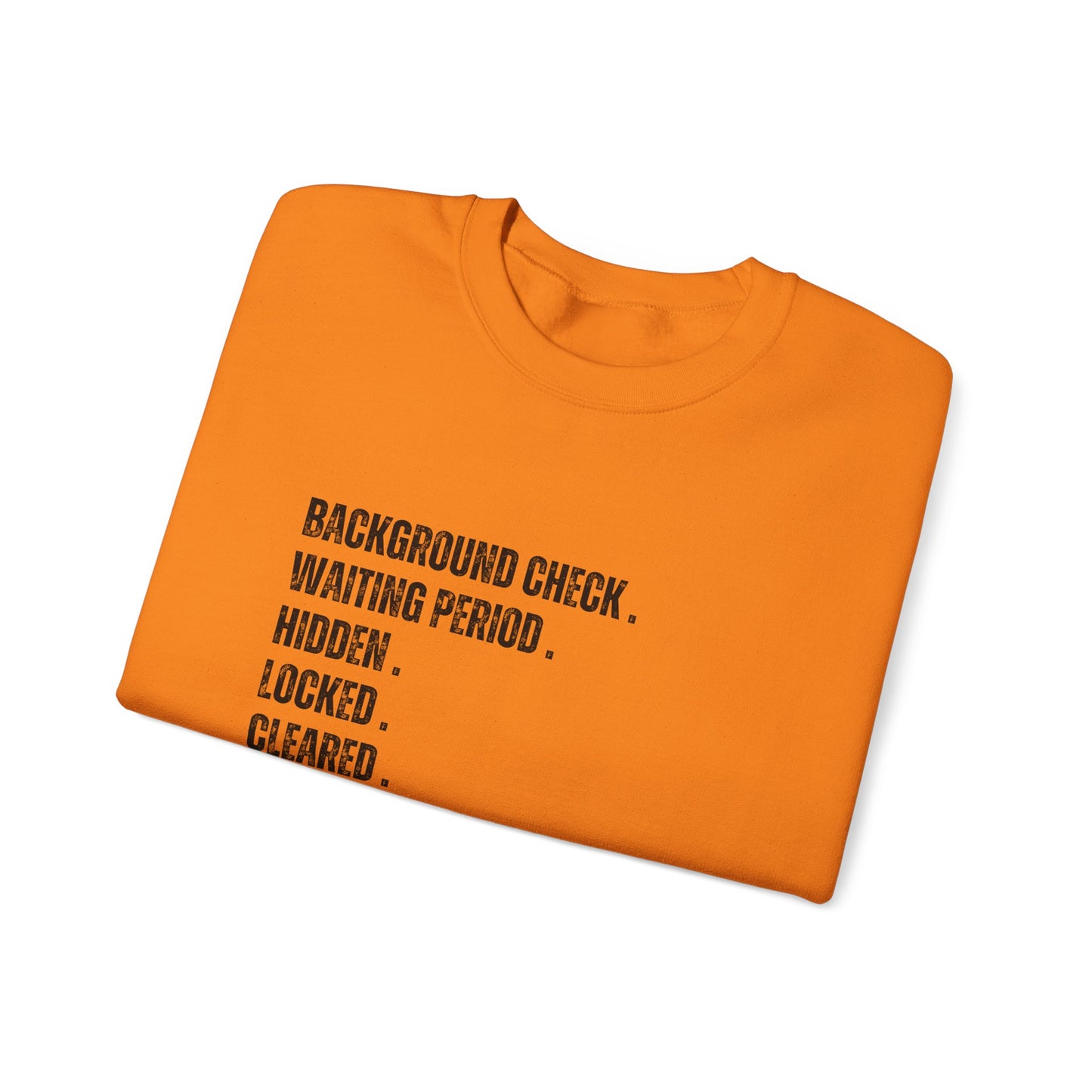 Boom! Not Pew Pew Crewneck Sweatshirt