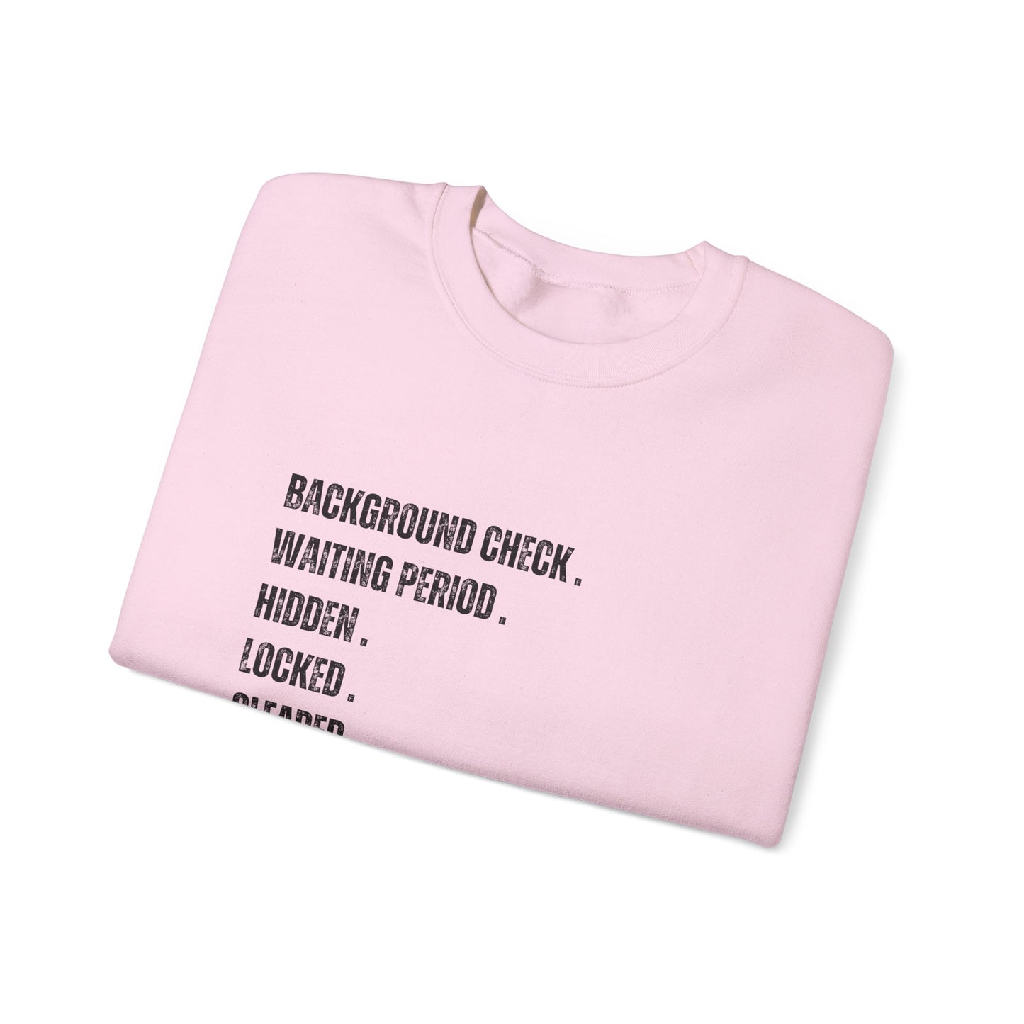 Boom! Not Pew Pew Crewneck Sweatshirt