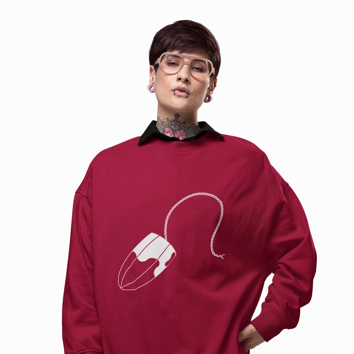 Normalize Menstruation Tampon Crewneck Sweatshirt