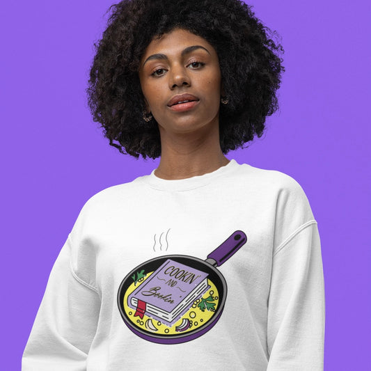 Cookin’ and Bookin’ Crewneck Sweatshirt