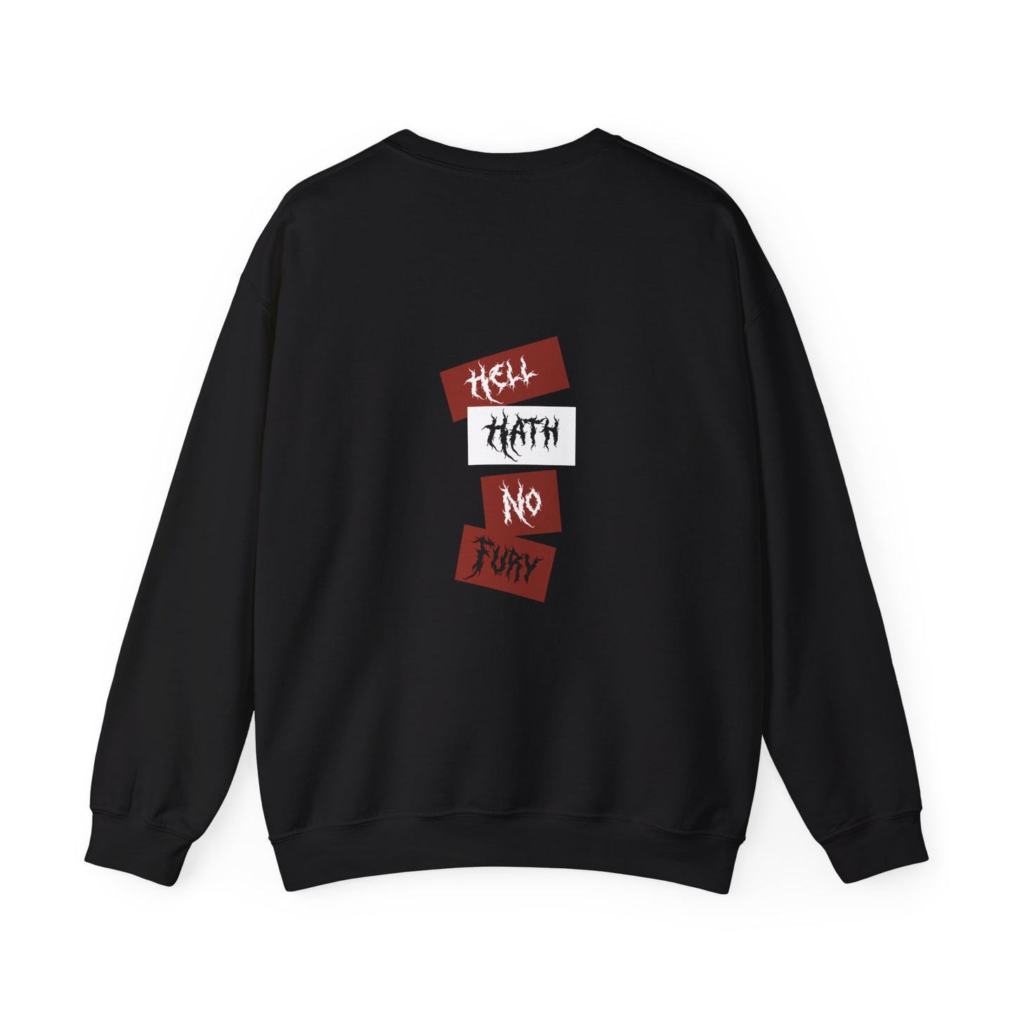 Hell Hath No Fury Sweatshirt - Y2K Dramatic Boy Aesthetic Crewneck - 2000s Teen Drama