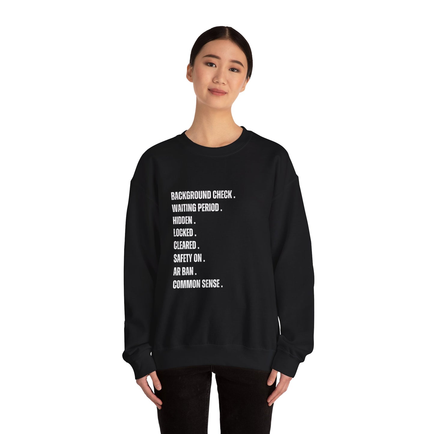 Boom! Not Pew Pew Crewneck Sweatshirt