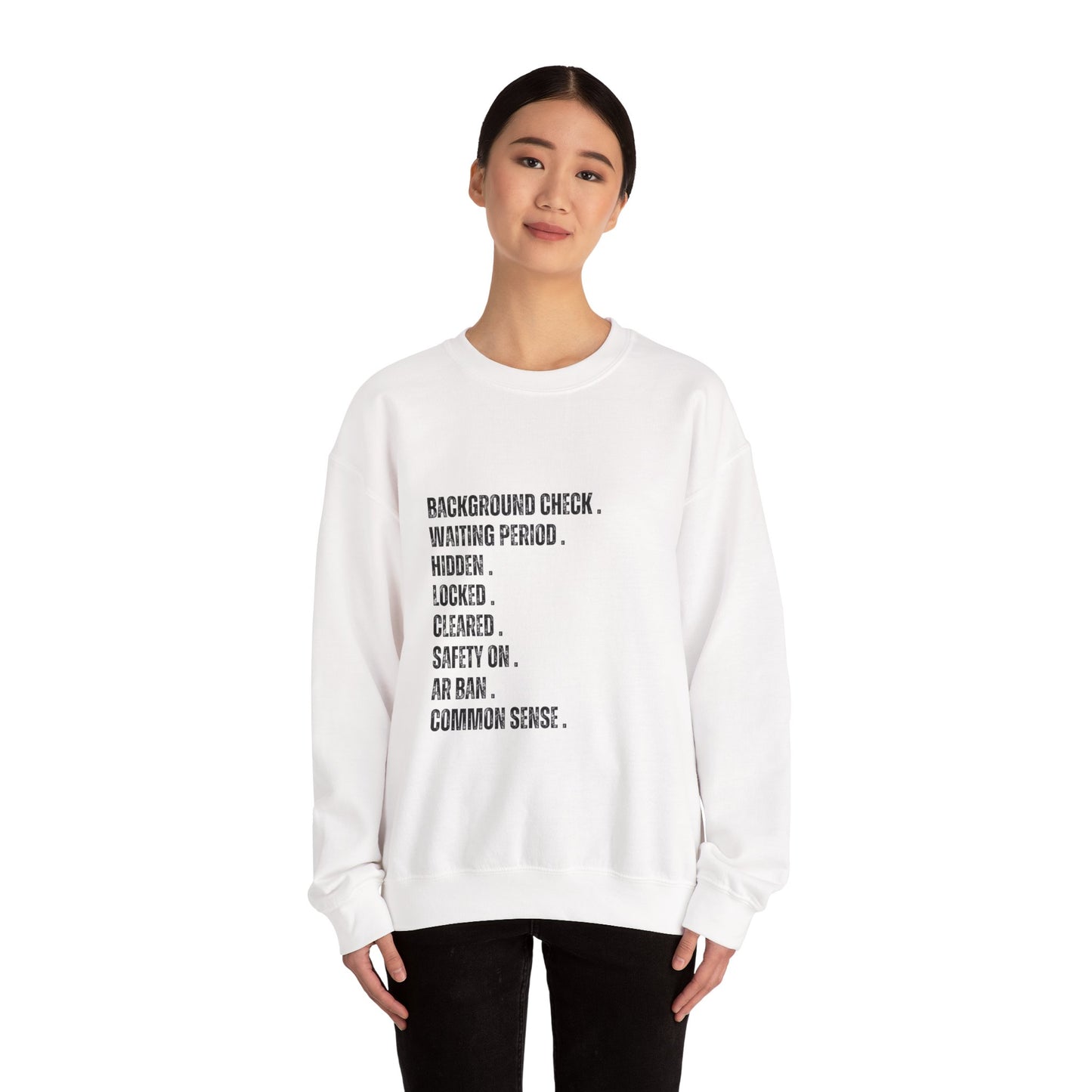 Boom! Not Pew Pew Crewneck Sweatshirt