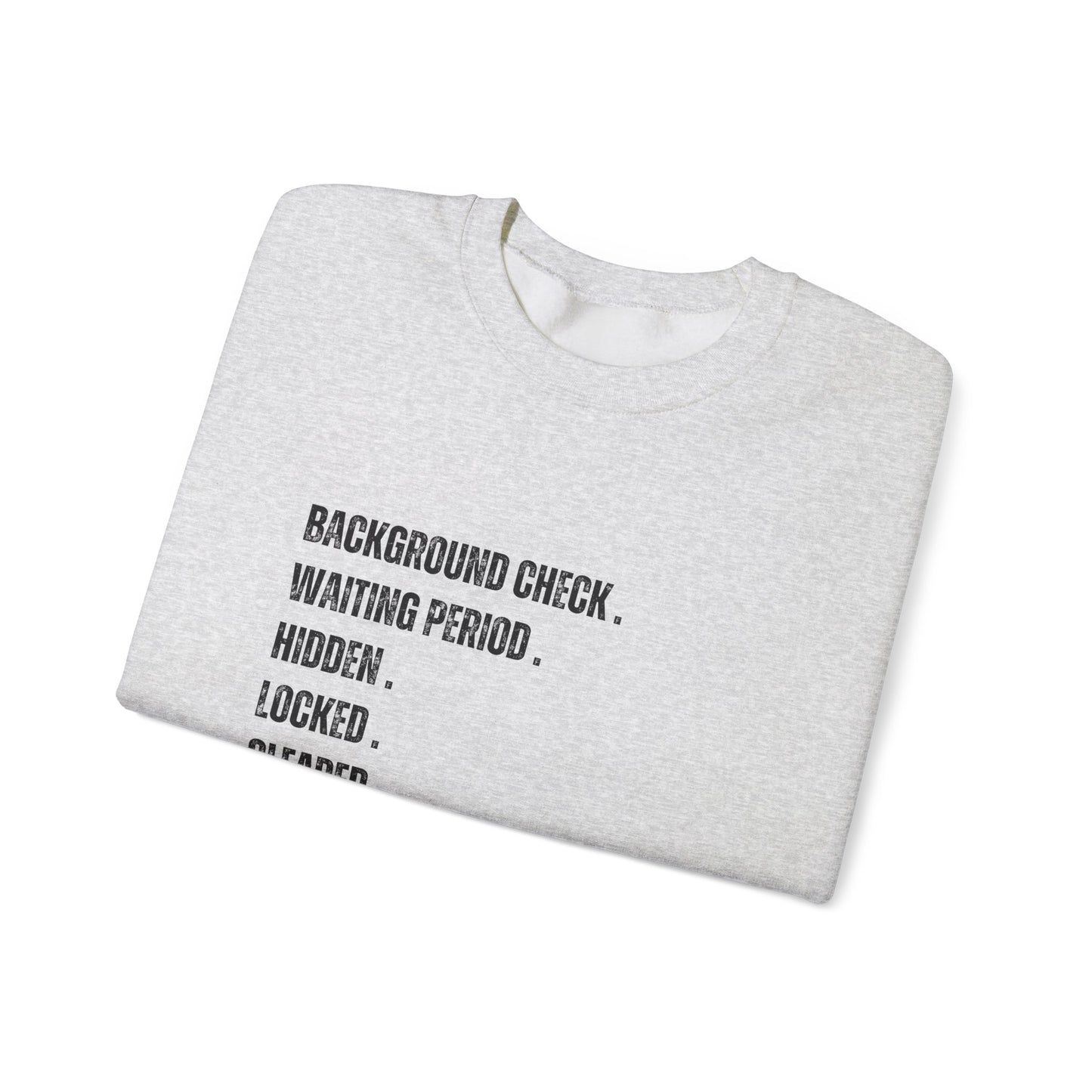 Boom! Not Pew Pew Crewneck Sweatshirt