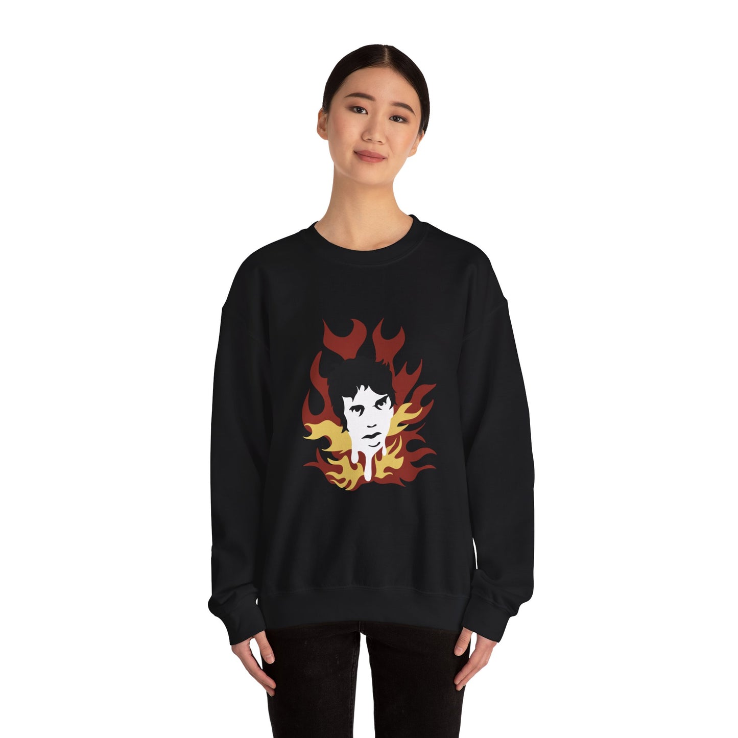 Hell Hath No Fury Sweatshirt - Y2K Dramatic Boy Aesthetic Crewneck - 2000s Teen Drama