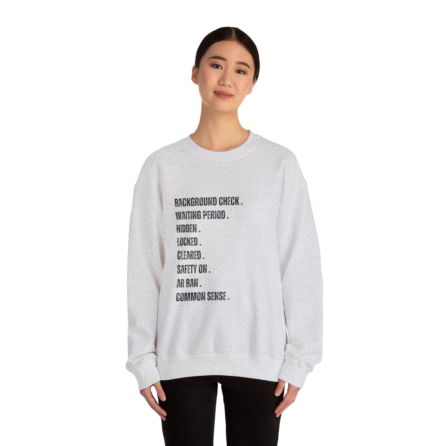 Boom! Not Pew Pew Crewneck Sweatshirt