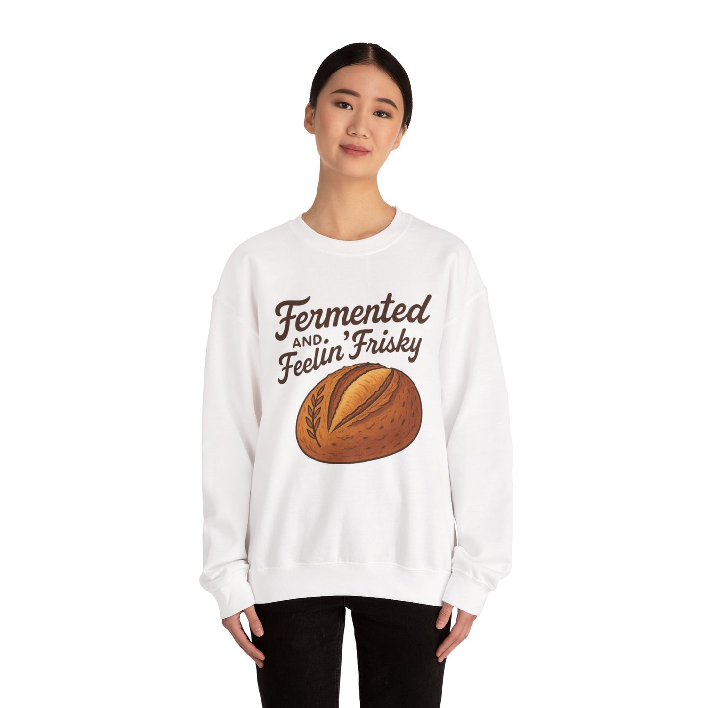 Fermented and Feelin Frisky Crewneck Sweatshirt